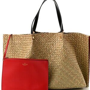Valentino Garavani - Raffia Large Vlogo Escape Shopper